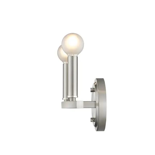 Sawyer 2-Light Vanity Sconce in Satin Nickel - Image 9