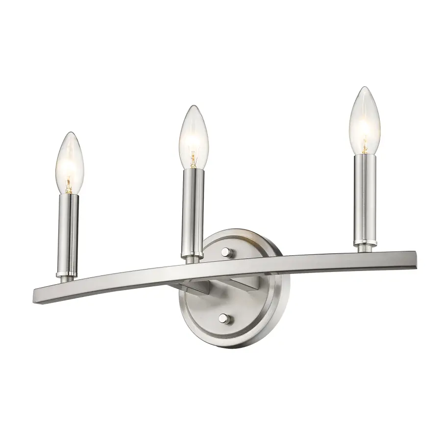 Sawyer 3-Light Vanity Sconce in Satin Nickel - Image 2