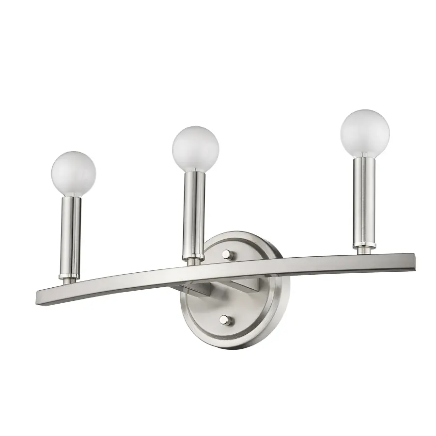 Sawyer 3-Light Vanity Sconce in Satin Nickel - Image 3