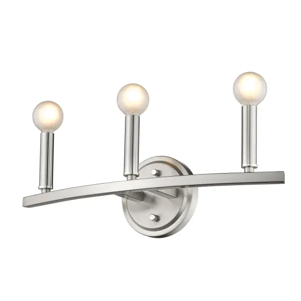 Sawyer 3-Light Vanity Sconce in Satin Nickel - Image 4