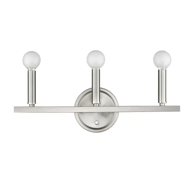 Sawyer 3-Light Vanity Sconce in Satin Nickel - Image 8