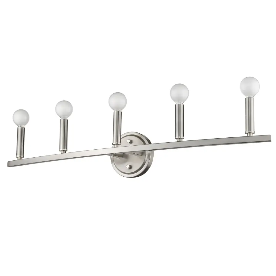 Sawyer 5-Light Vanity Sconce in Satin Nickel - Image 3