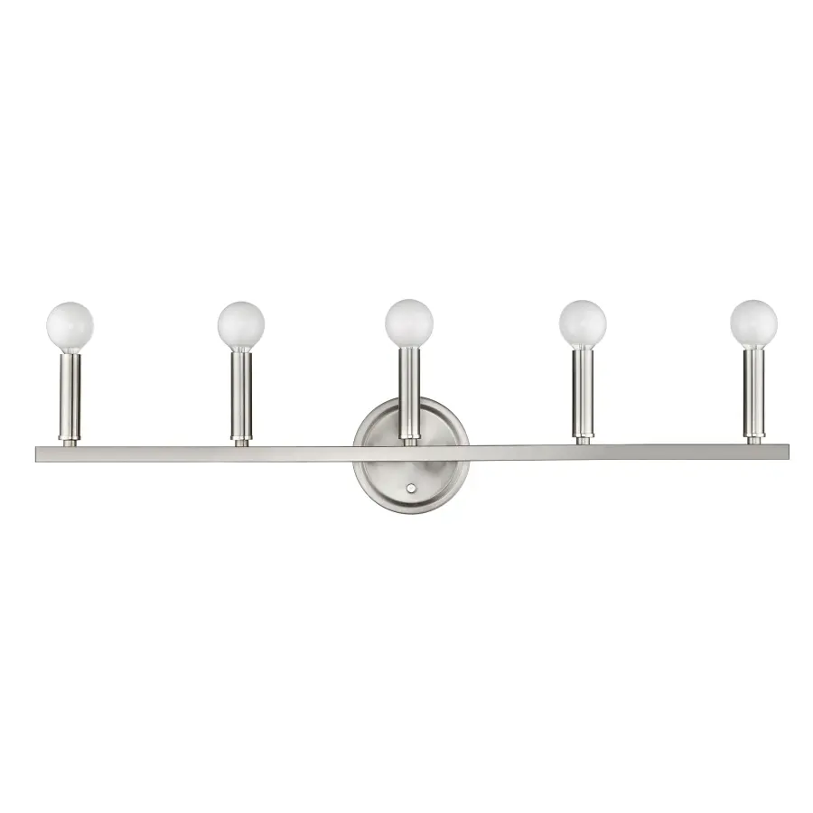 Sawyer 5-Light Vanity Sconce in Satin Nickel - Image 5