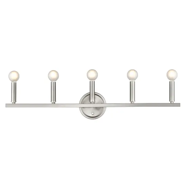 Sawyer 5-Light Vanity Sconce in Satin Nickel - Image 6