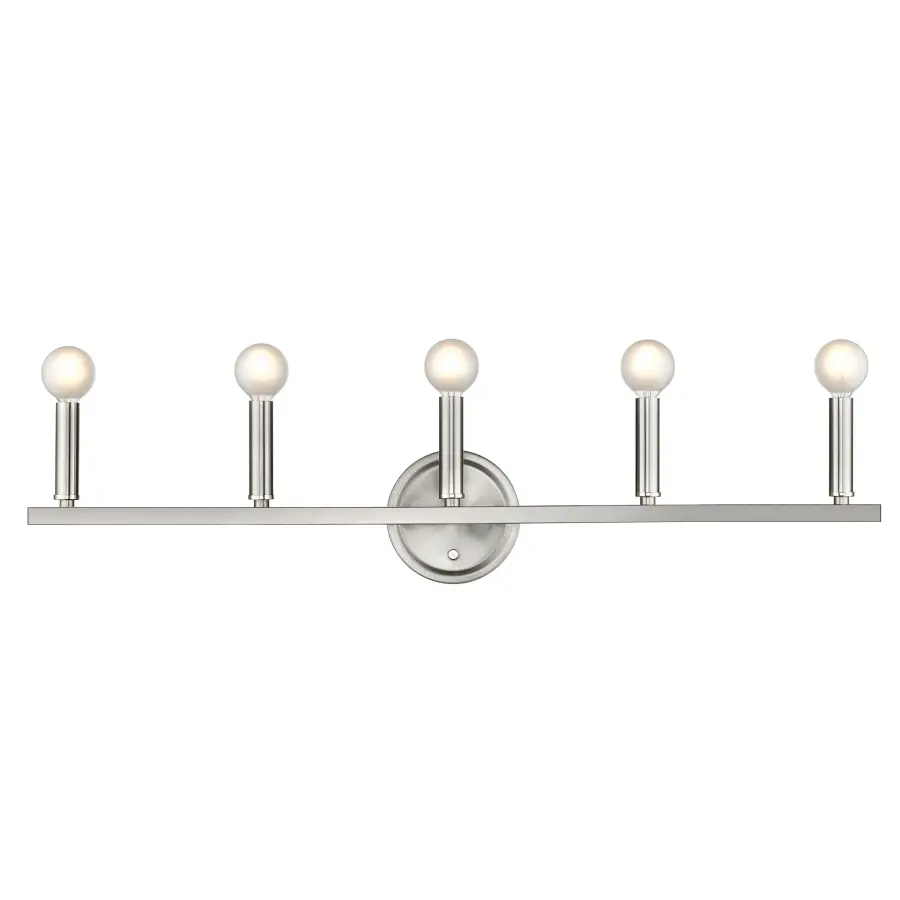 Sawyer 5-Light Vanity Sconce in Satin Nickel - Image 6