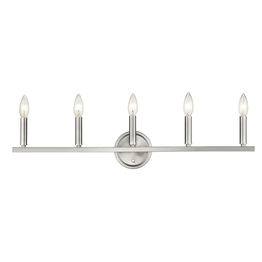Sawyer 5-Light Vanity Sconce in Satin Nickel - Image 8