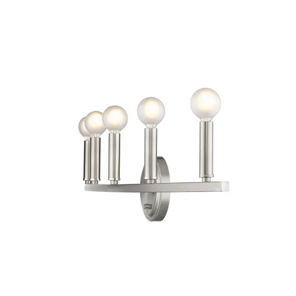 Sawyer 5-Light Vanity Sconce in Satin Nickel - Image 10