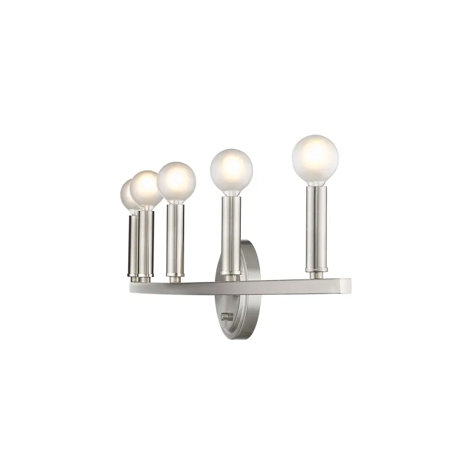 Sawyer 5-Light Vanity Sconce in Satin Nickel - Image 10