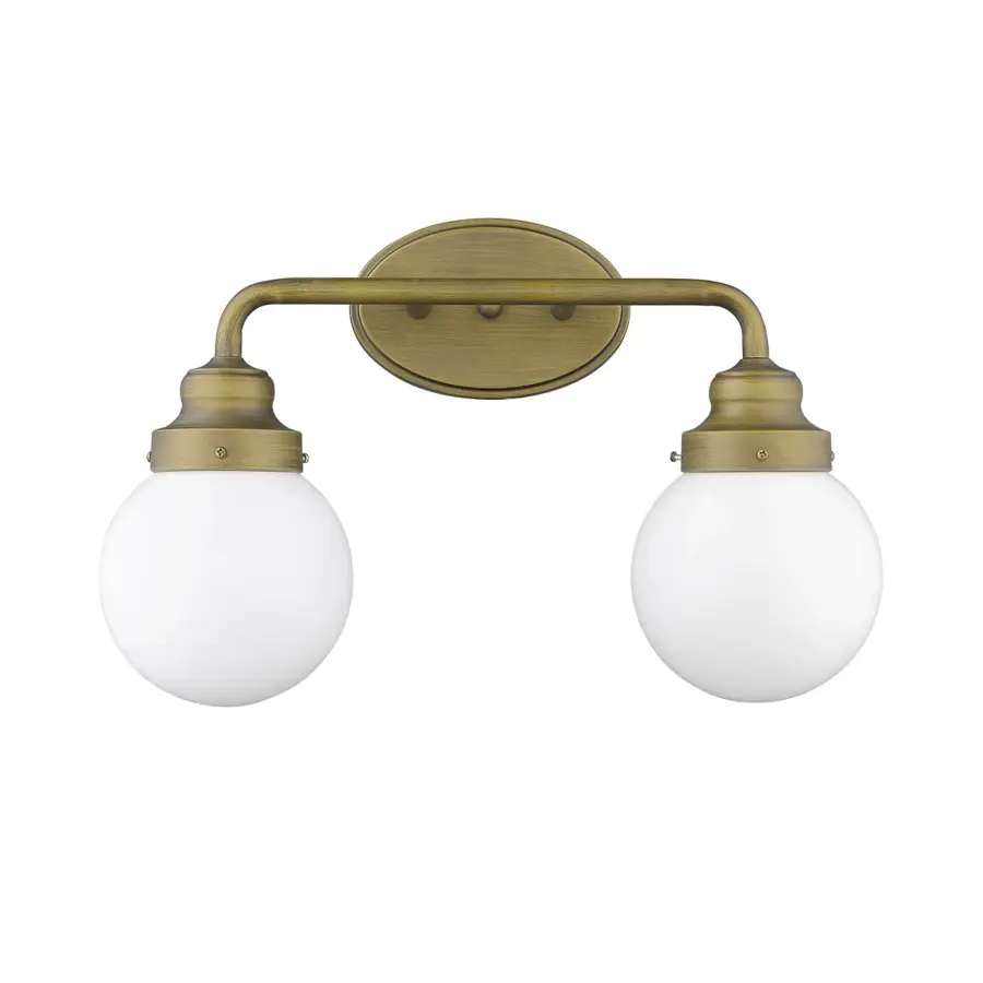 Industrial-Chic Vanity Lighting with Mixed Metal Finish - Image 1
