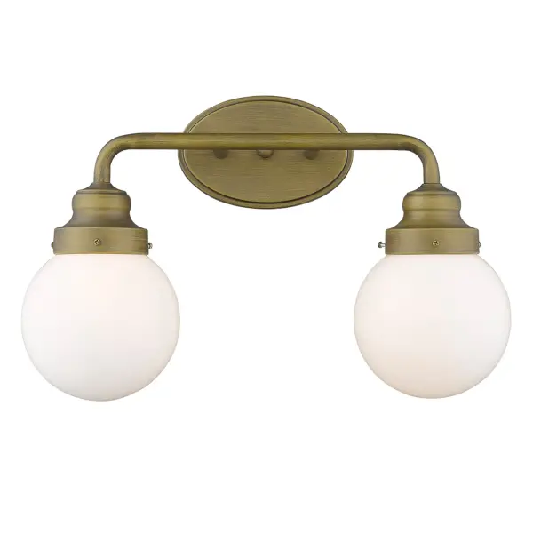 Industrial-Chic Vanity Lighting with Mixed Metal Finish - Image 2