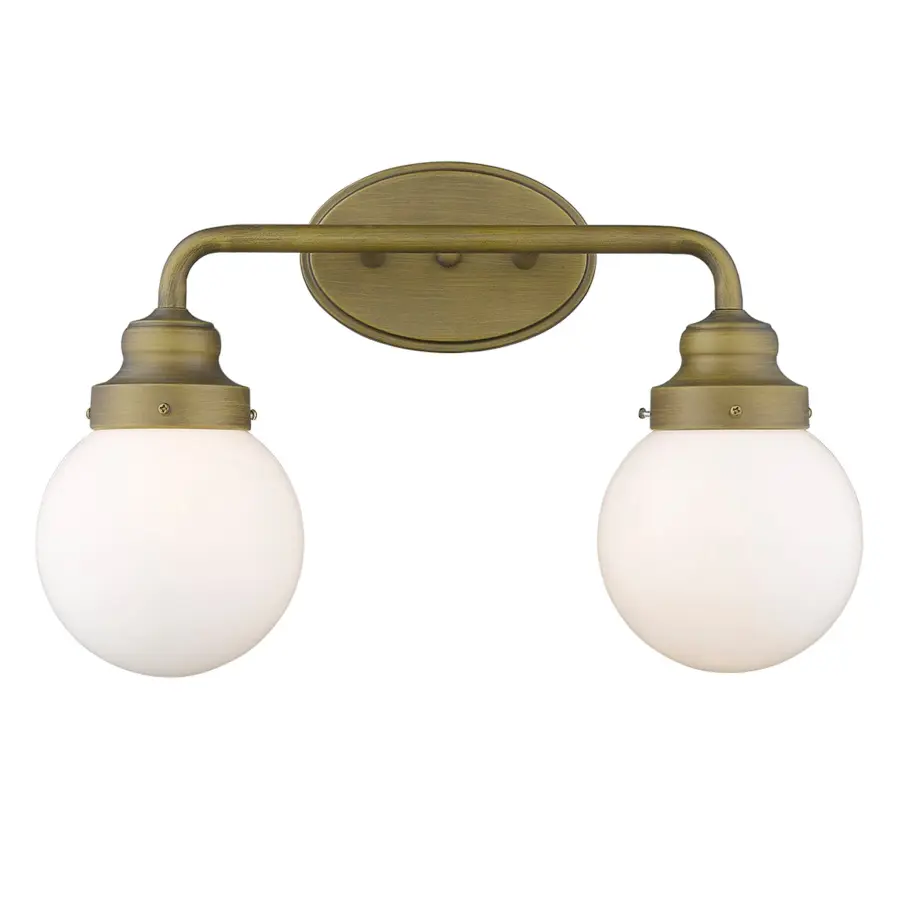 Industrial-Chic Vanity Lighting with Mixed Metal Finish - Image 2
