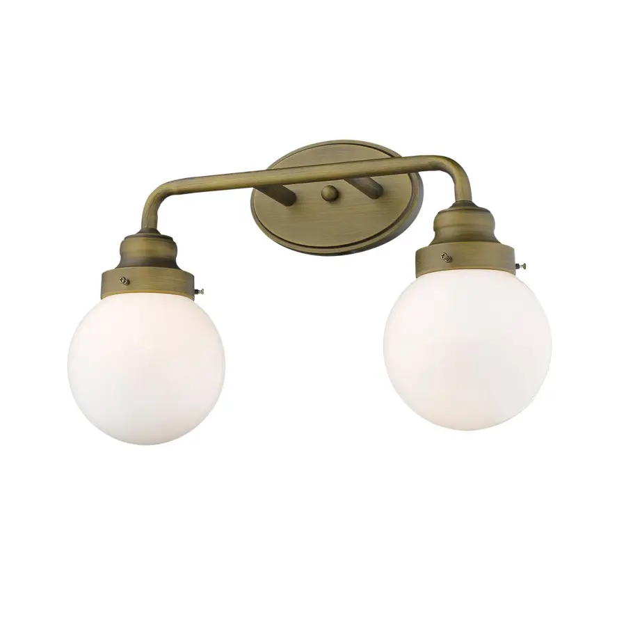 Industrial-Chic Vanity Lighting with Mixed Metal Finish - Image 3