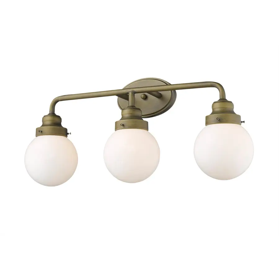 Portsmith 3-Light Vanity Sconce in Raw Brass - Image 3