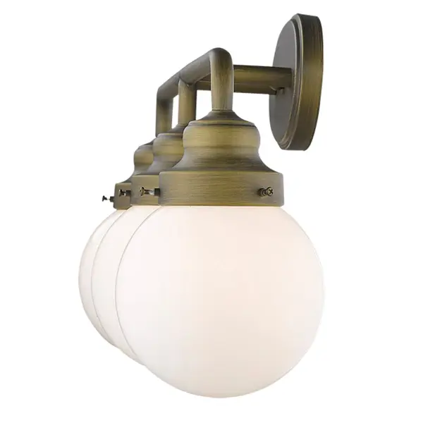 Portsmith 3-Light Vanity Sconce in Raw Brass - Image 4