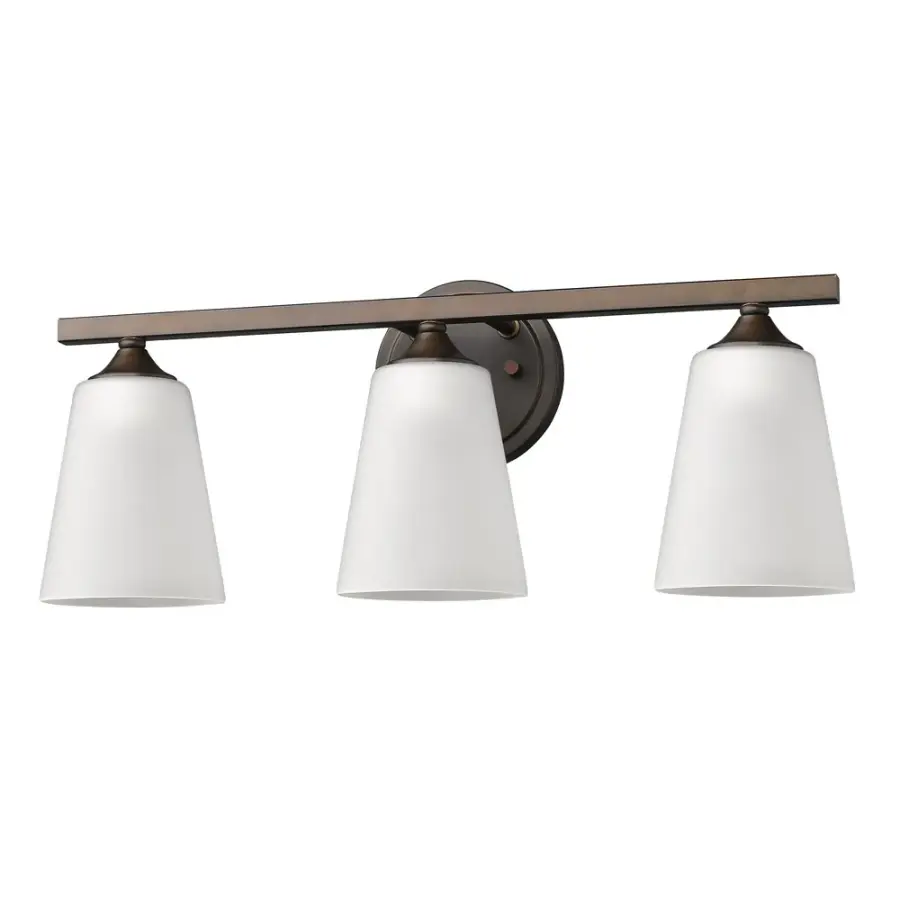Zoey 3-Light Bath Light in Oil Rubbed Bronze