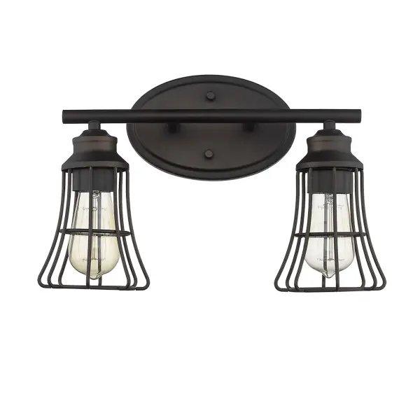Piers 2-Light Vanity Sconce in Oil-Rubbed Bronze - Image 1