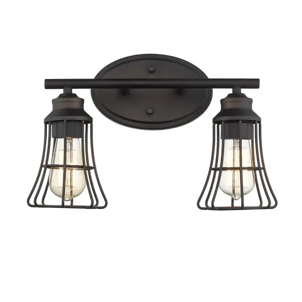Piers 2-Light Vanity Sconce in Oil-Rubbed Bronze - Image 2