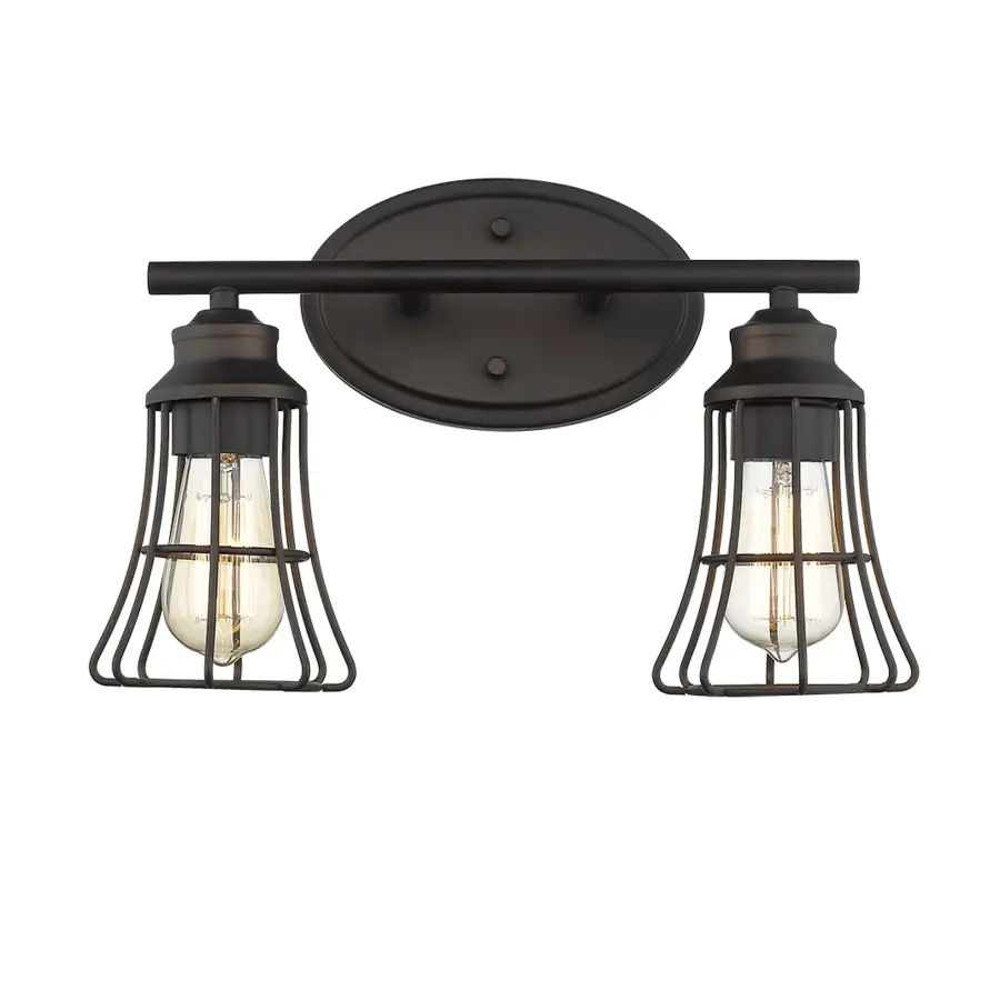 Piers 2-Light Vanity Sconce in Oil-Rubbed Bronze - Image 2