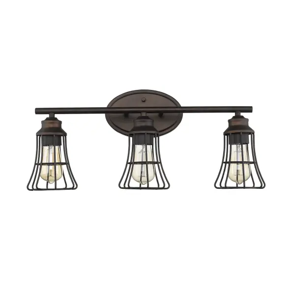 Piers 3-Light Vanity Sconce in Oil-Rubbed Bronze - Image 1