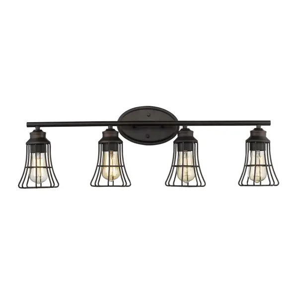 Piers 4-Light Vanity Sconce in Oil-Rubbed Bronze - Image 3