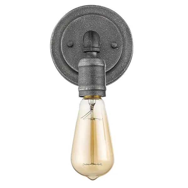 Grayson 1-Light Sconce in Antique Gray - Image 1