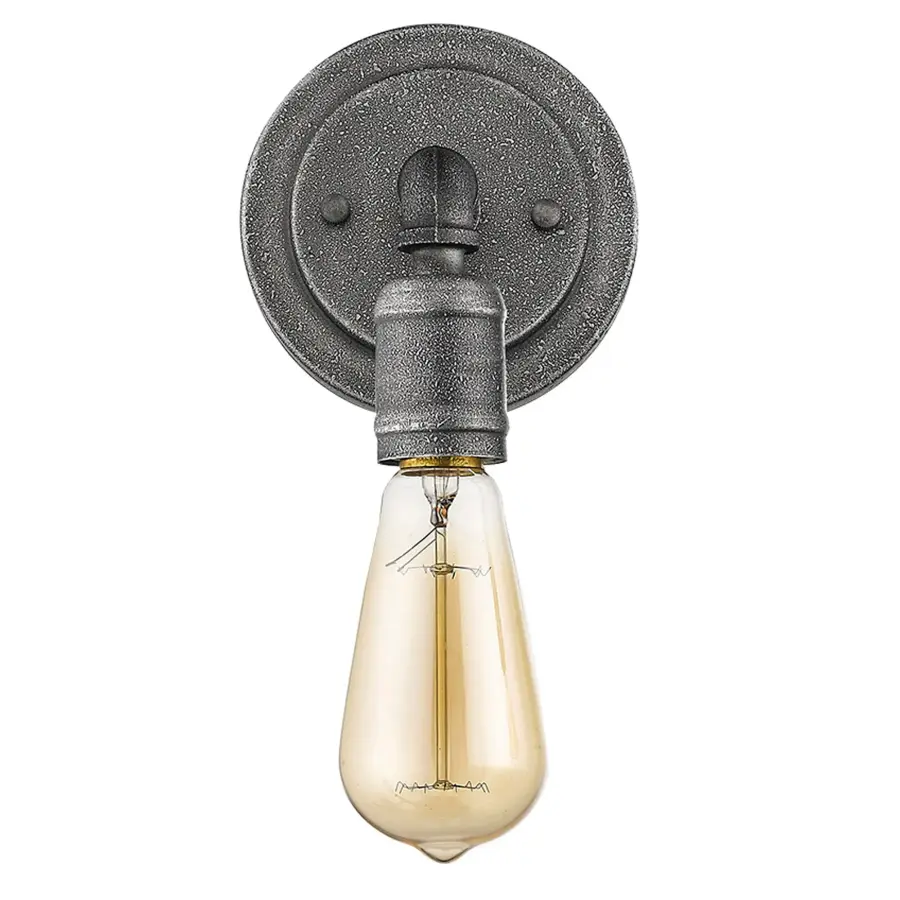 Grayson 1-Light Sconce in Antique Gray - Image 1