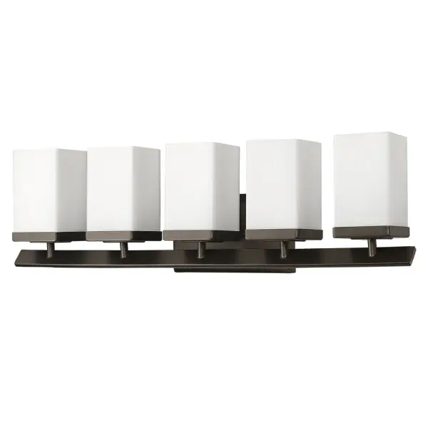 Burgundy 5-Light Bath Light