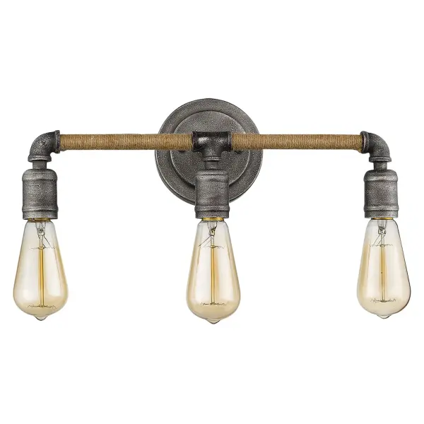 Grayson 3-Light Vanity Light in Antique Gray - Image 1