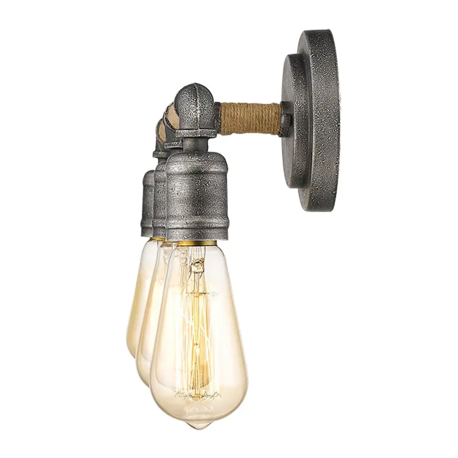 Grayson 3-Light Vanity Light in Antique Gray - Image 5
