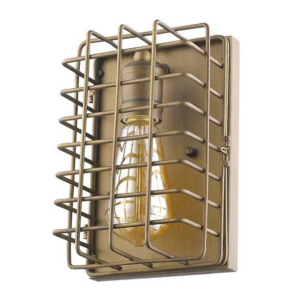 Lynden 1-Light Wall Sconce in Raw Brass