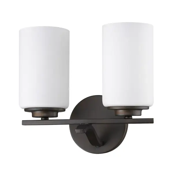 Poydras 2-Light Bath Light in Oil Rubbed Bronze