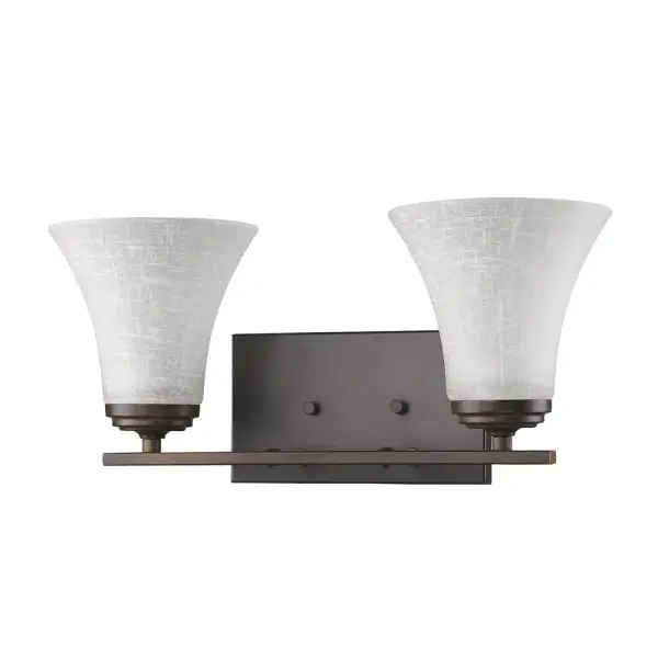 Union 2-Light Bath Light in Oil Rubbed Bronze