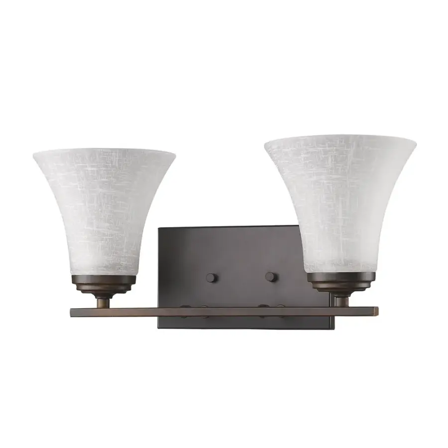 Union 2-Light Bath Light in Oil Rubbed Bronze