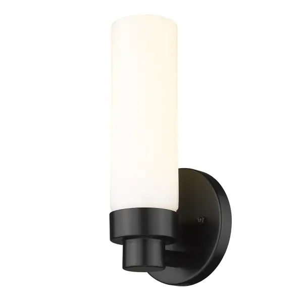 Valmont 1-Light Matte Black Sconce - Image 2