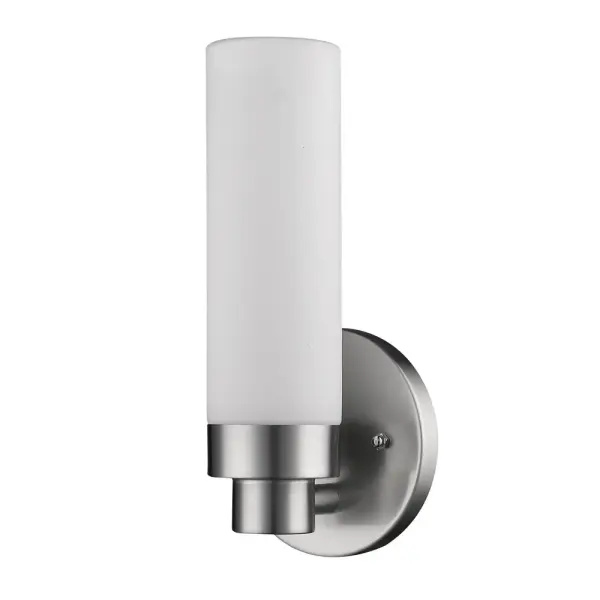 Valmont 1-Light Satin Nickel Sconce