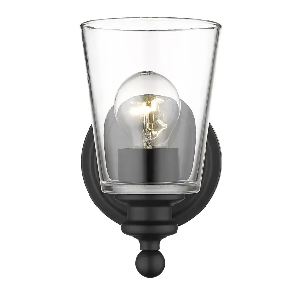 Ceil 1-Light Sconce in Matte Black - Image 4