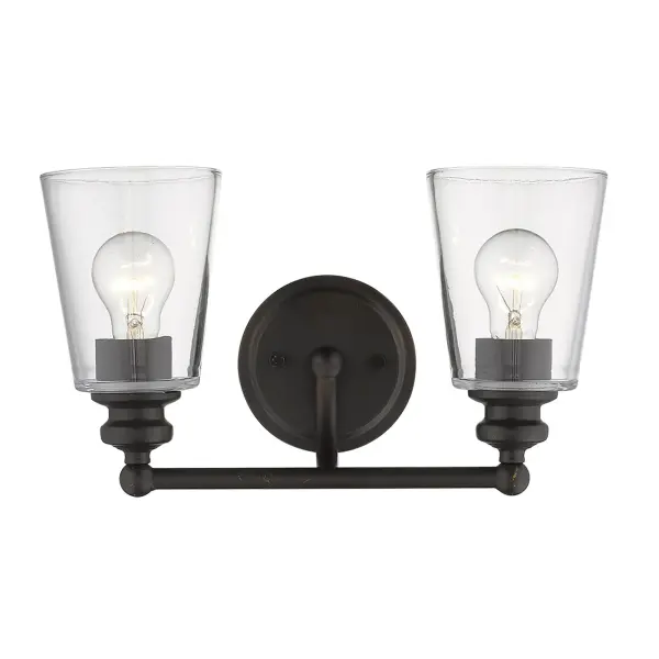 Ceil 2-Light Vanity Sconce in Oil-Rubbed Bronze - Image 3