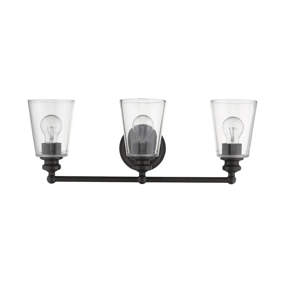 Ceil 3-Light Vanity Sconce in Oil-Rubbed Bronze - Image 1