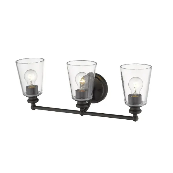 Ceil 3-Light Vanity Sconce in Oil-Rubbed Bronze - Image 3