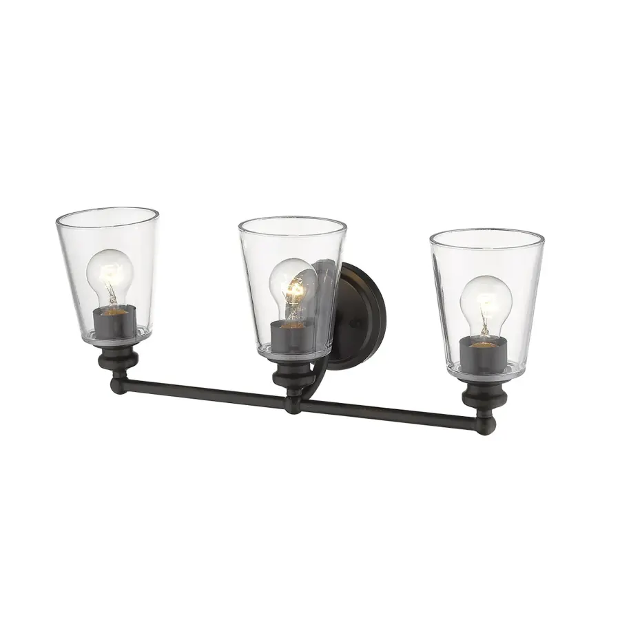 Ceil 3-Light Vanity Sconce in Oil-Rubbed Bronze - Image 3
