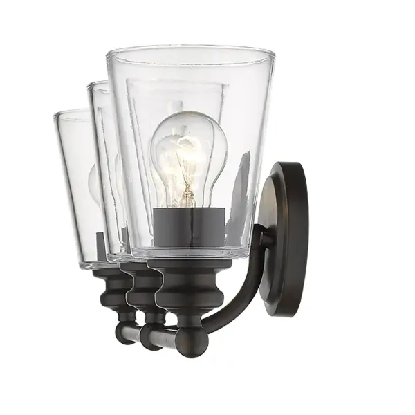 Ceil 3-Light Vanity Sconce in Oil-Rubbed Bronze - Image 4