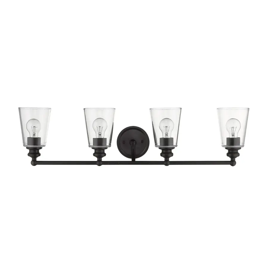 Ceil 4-Light Vanity Sconce in Oil-Rubbed Bronze - Image 1