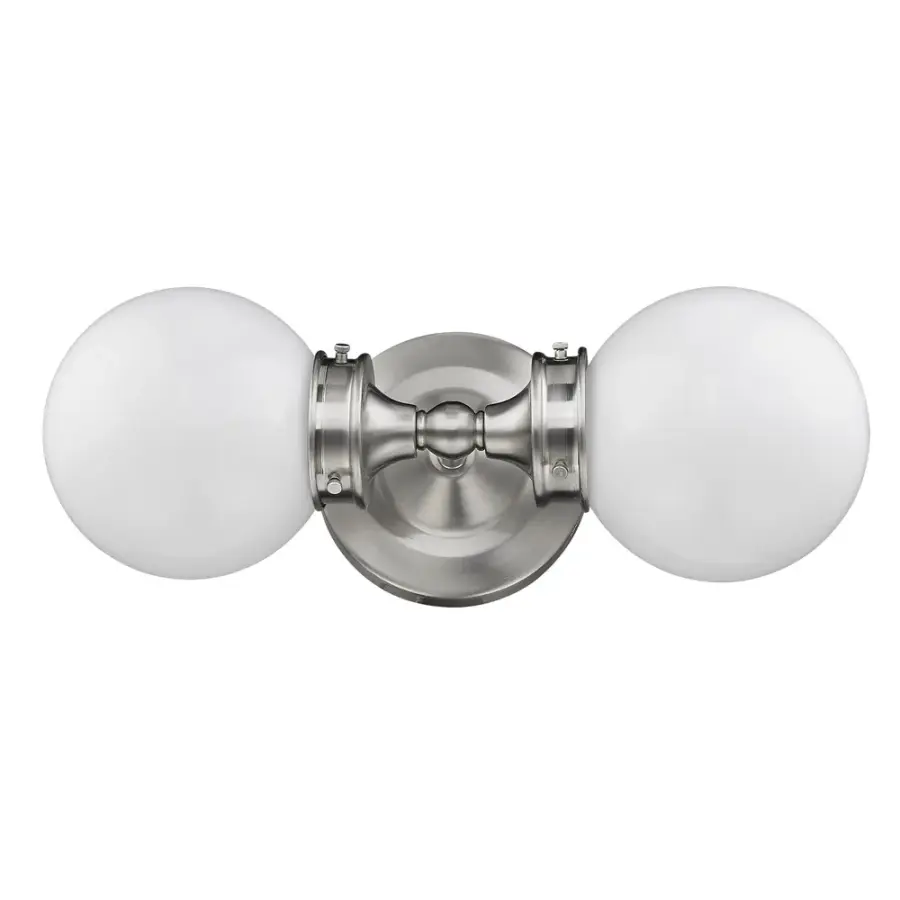 Fairfax 2-Light Vanity Sconce in Satin Nickel
