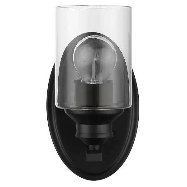 Gemma 1-Light Matte Black Sconce - Image 3