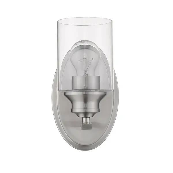 Gemma 1-Light Sconce in Satin Nickel - Image 2