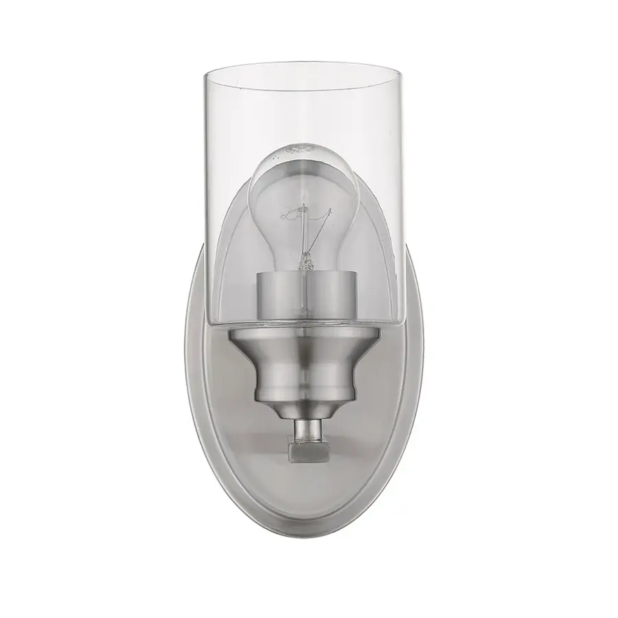 Gemma 1-Light Sconce in Satin Nickel - Image 2