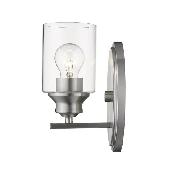 Gemma 1-Light Sconce in Satin Nickel - Image 4