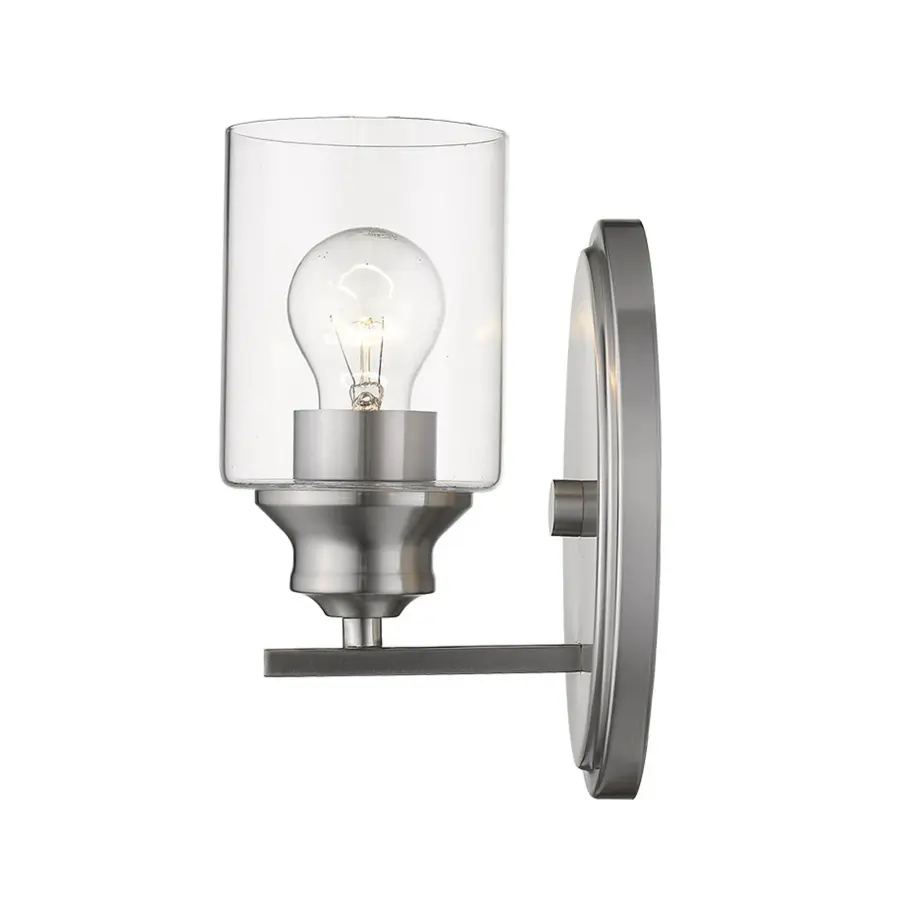 Gemma 1-Light Sconce in Satin Nickel - Image 4