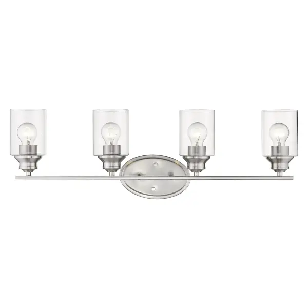 Gemma 4-Light Vanity Sconce in Satin Nickel - Image 2