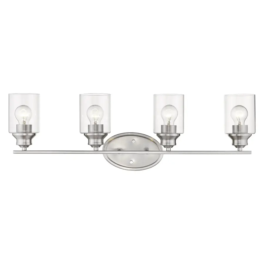 Gemma 4-Light Vanity Sconce in Satin Nickel - Image 2